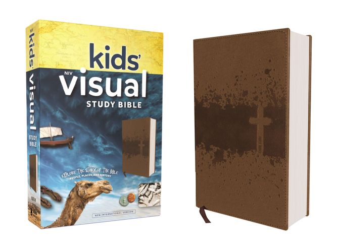 Kids’ Visual Study Bible- NIV, Bronze, and leathersoft