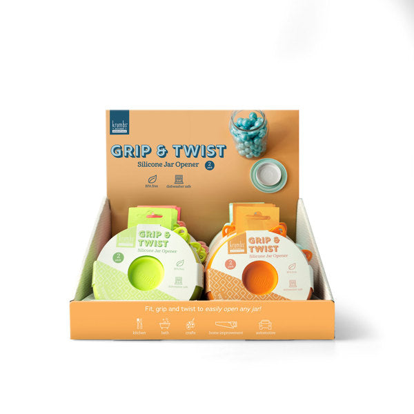 Krumbs Kitchen Essentials 2pk Silicone Jar Opener-4 colors