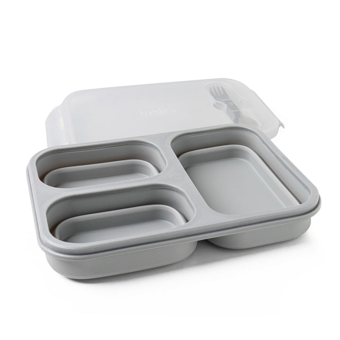 Krumbs Kitchen Collapsible Silicone Meal Prep Container & Utensil
