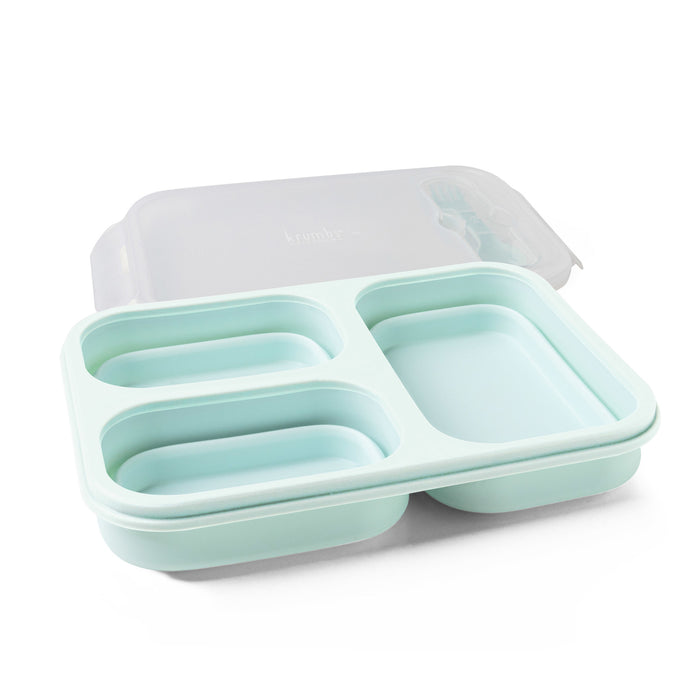 Krumbs Kitchen Collapsible Silicone Meal Prep Container & Utensil