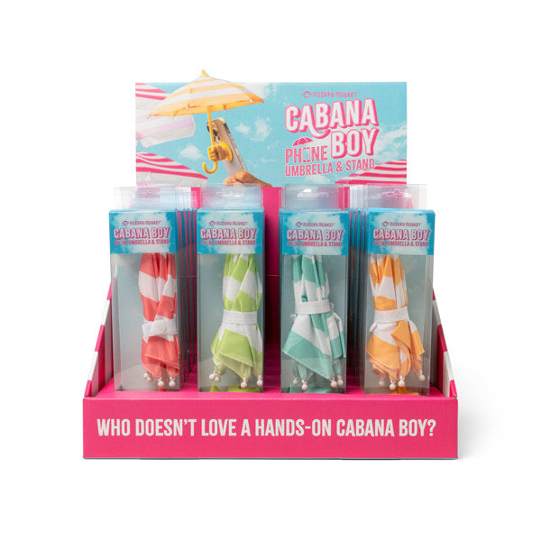 Cabana Boy Phone Umbrella.  Use your phone in the shade when in the bright sun!