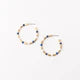 Blue, White, & Gold Nellie Hoops- Perfect For Game Day To Show Your School Spirit!!