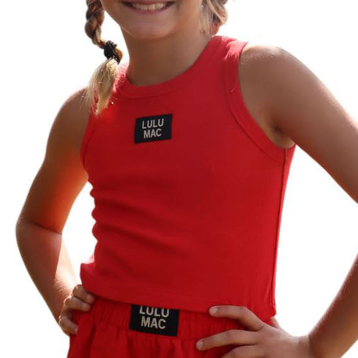 YOUTH Red Lulu Mac Logo Tank