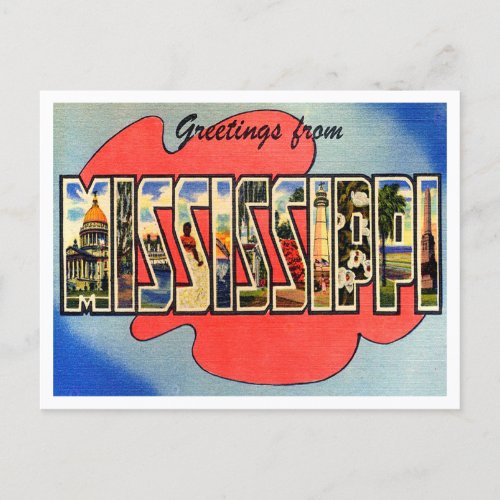 Mississippi Souvenir Post Cards