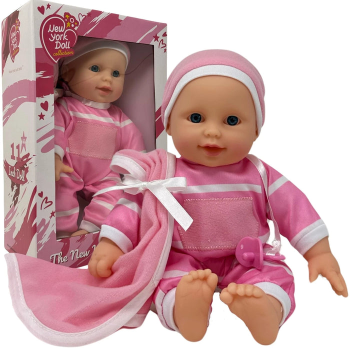 The New York Doll Collection 11 inch Soft Body Baby