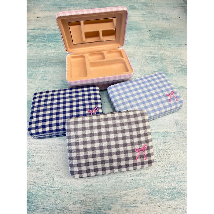 Gingham Small Jewelry Box by Simply Southern.