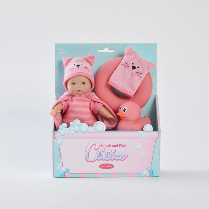 Splash and Play™ Cuties 8-Inch Doll, Pink- Includes baby doll!