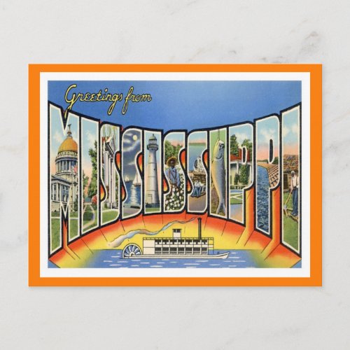 Mississippi Souvenir Post Cards