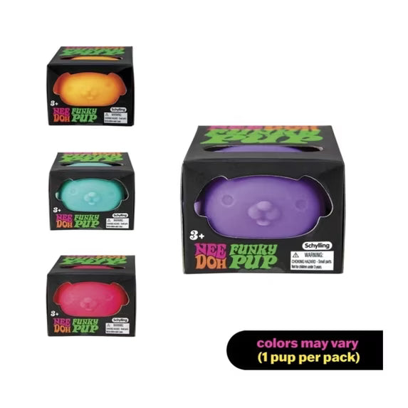 Funky Pup NeeDoh®- 4 Colors to Choose From