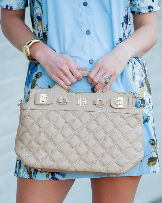 Savannah Handbag Latte DQ by Caroline Hill