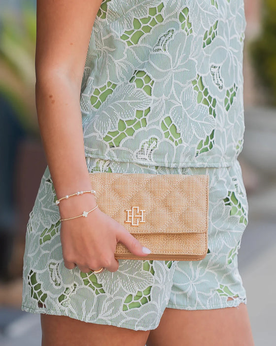 Brynleigh Clutch Crossbody Natural DQ by Caroline Hill