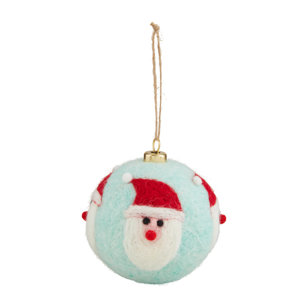 Wool Ball Ornaments - 3 Styles!