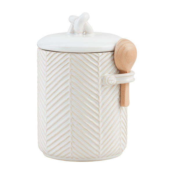 Textured Coffee Canister Set