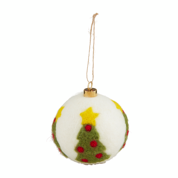 Wool Ball Ornaments - 3 Styles!