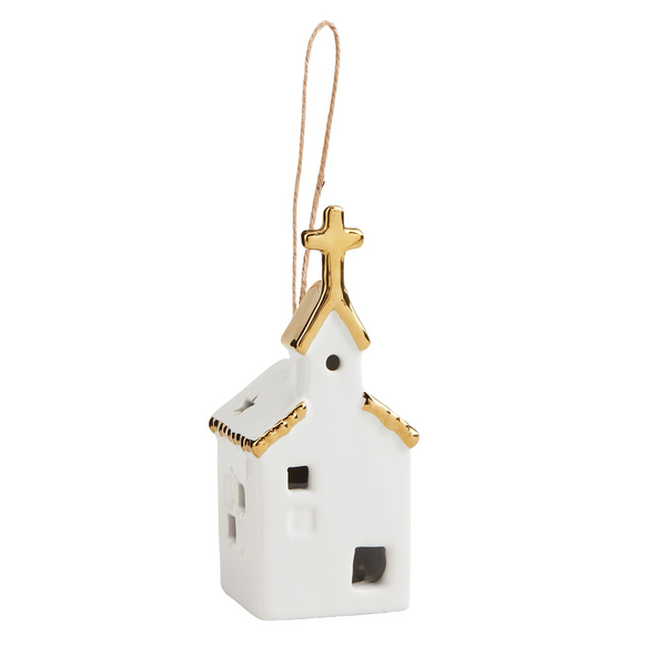 Light-Up Church Ornament - 2 Sizes!