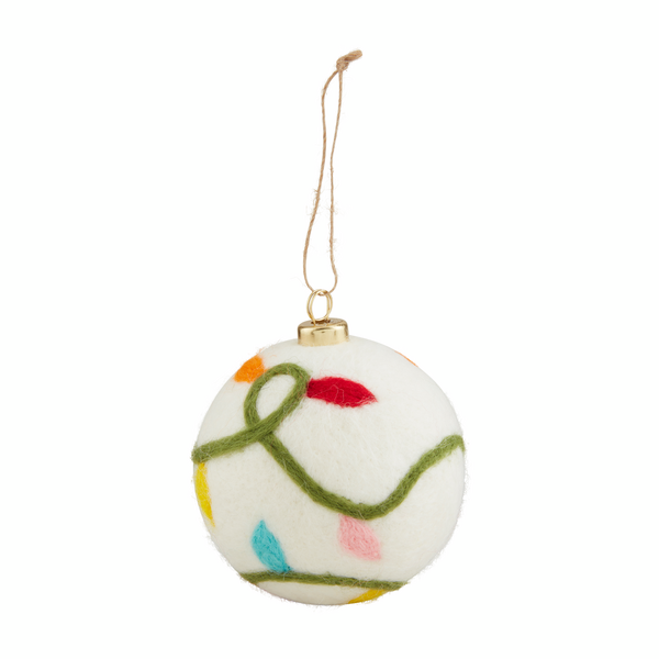 Wool Ball Ornaments - 3 Styles!