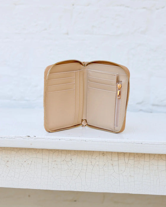 Blakely Wallet Woven Gold by Caroline Hill