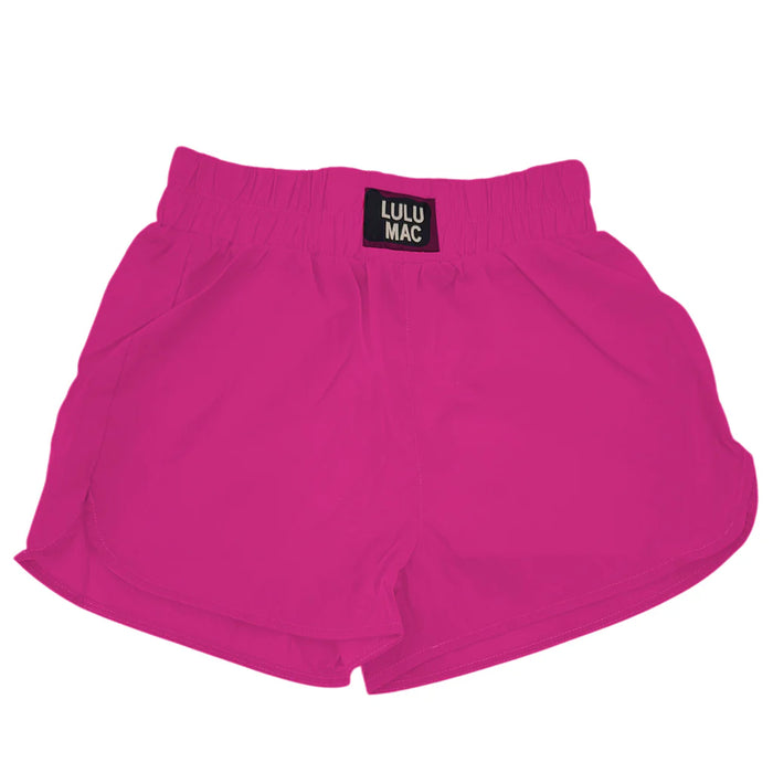 YOUTH Hot Pink Lulu Mac Logo Shorts