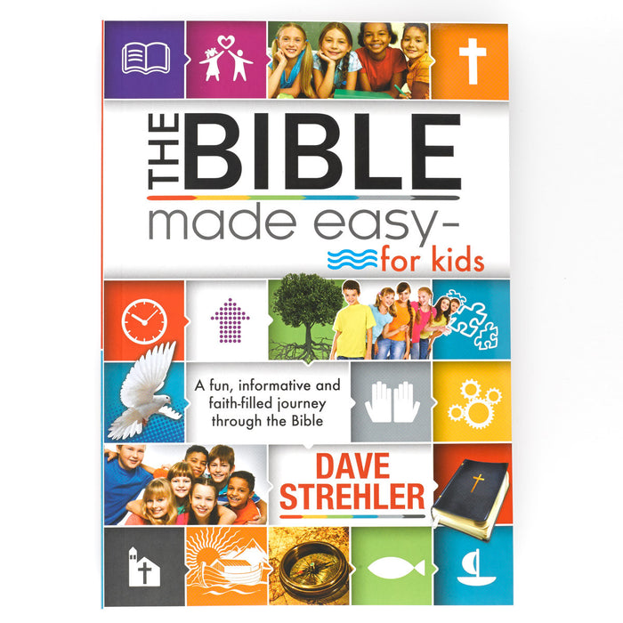 The Bible Made Easy For Kids.  375 Interactive Pages for Ages 8-12.