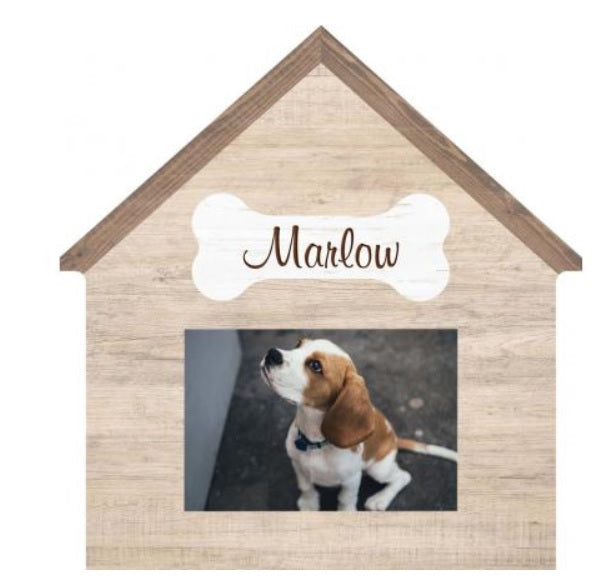 Dog House Frame.  Can be personalized with Dog's name.