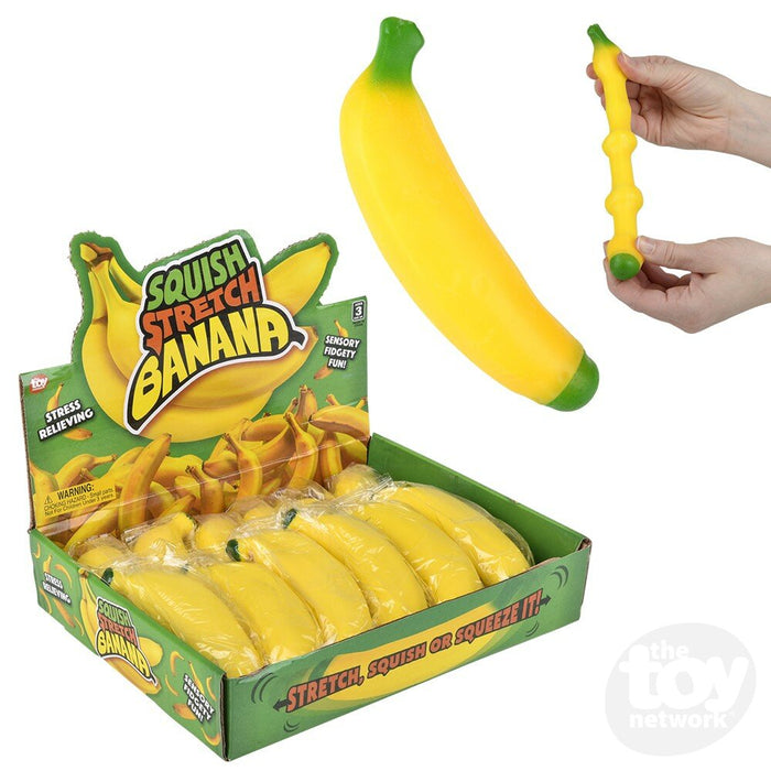 Stretch And Squeeze Banana 5.5"