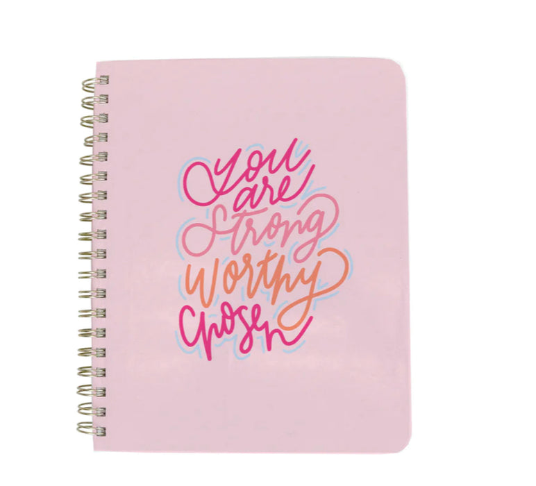 Strong Worthy Chosen Spiral Notebook