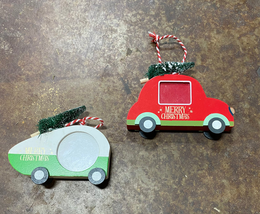 Photo Camper Ornaments