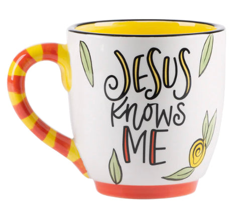 Jesus Knows Me Mug