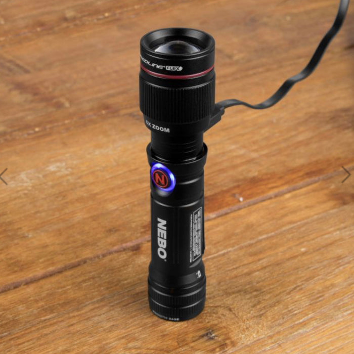 flashlight nebo redline 6860 Redline-X Rechargeable 1800 Lumen, Men's, Black powerful LED torch Nebo - NEB-FLT-0002 - Redline