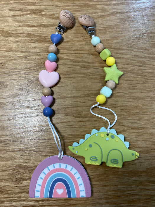Silicone Pacifier Clip and Teether
