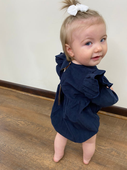 Maizy Bubble (0-24months) - NAVY!