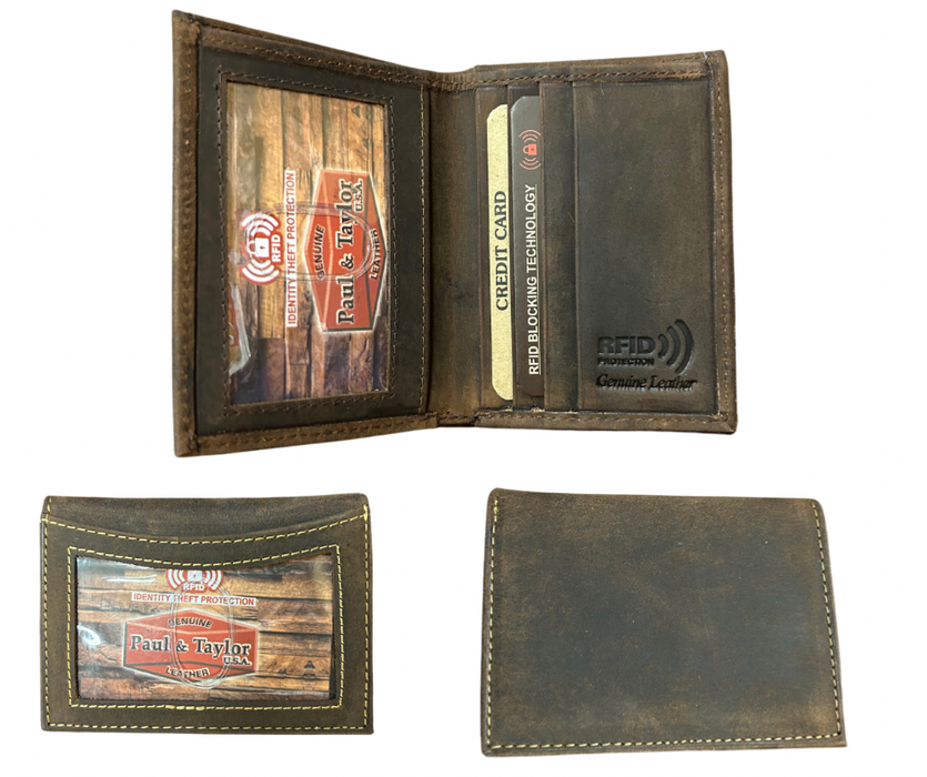 Dylan Bifold Men’s Leather Wallet - Can be personalized!