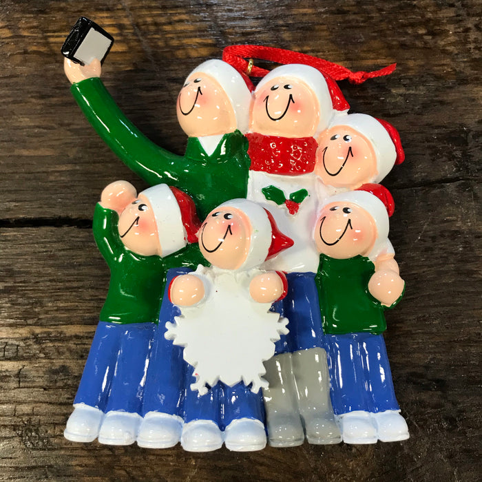 Selfie Family Ornament Personalized 50% OFF Original Price!