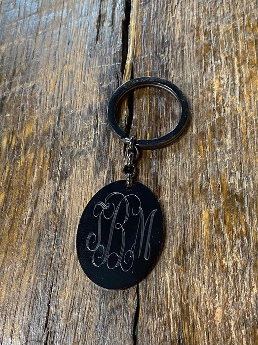 Personalized Oval Keychain