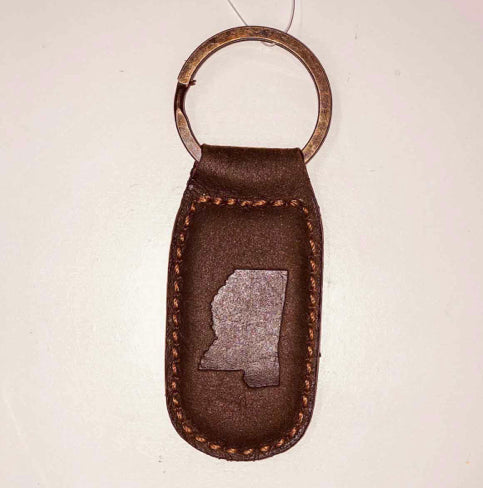Leather Embossed Keychains - 5 Styles!