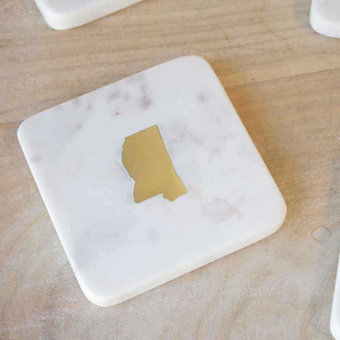 MS Marble Coasters - Set of 4