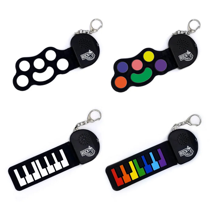 Rock & Roll it - Micro Rainbow Piano Keychain