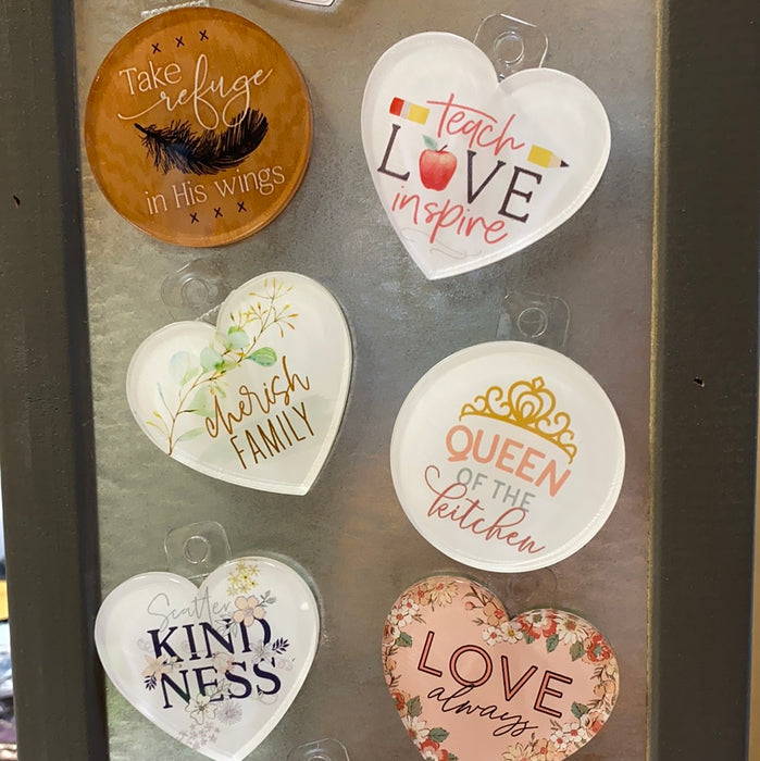 Acrylic Magnets.  Now only $1!