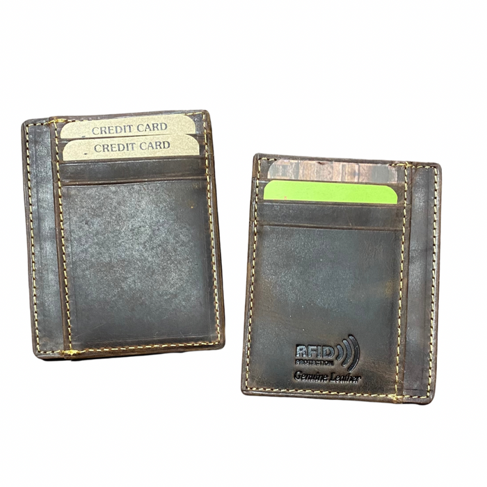 Kent Leather Card Holder - Personalization Included!