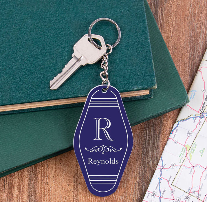 Vintage Keychain - Personalization Included! - 4 Colors!