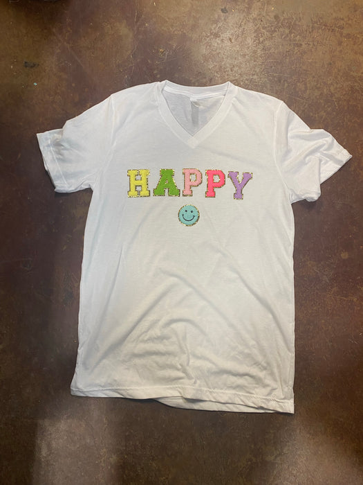 Happy Tee - Letters are GRAB BAG style!