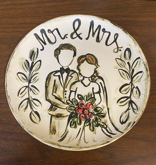Mr. & Mrs. Decorative Dinner Plate