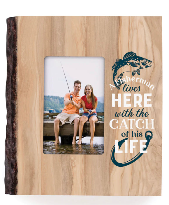 A Fisherman (4x6) Picture Frame