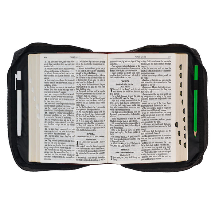 Hope in the LORD Charcoal Value Bible Cover