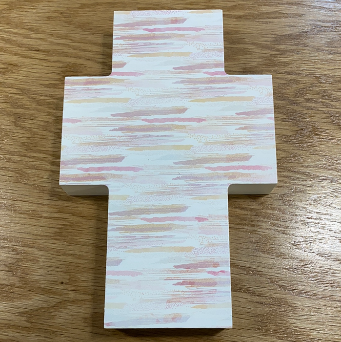 5x8 Cross.  Can be personalized to say whatever you want.