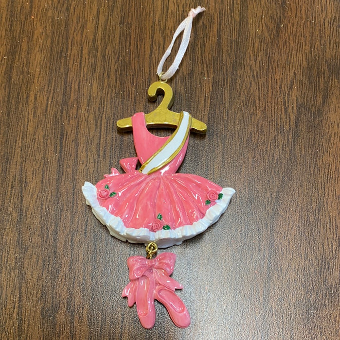 Ballet Dress & Shoes. Personalized Ornament.