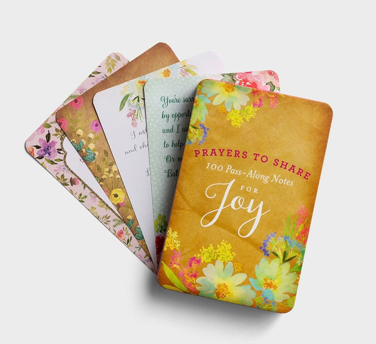 Prayers to Share. 100 Pass-Along Notes. 17 Different Themed Books.