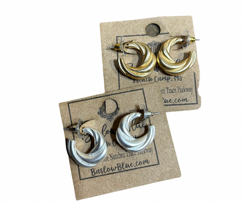 Do Your Thing Hoop Earrings - 2 Colors!