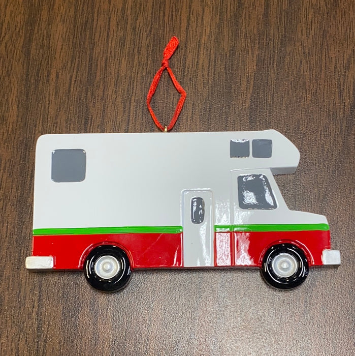 Motor home. Personalized Ornament.