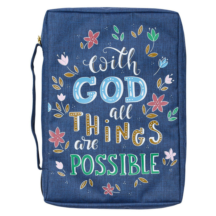 With God All Things Are Possible Bible Cover